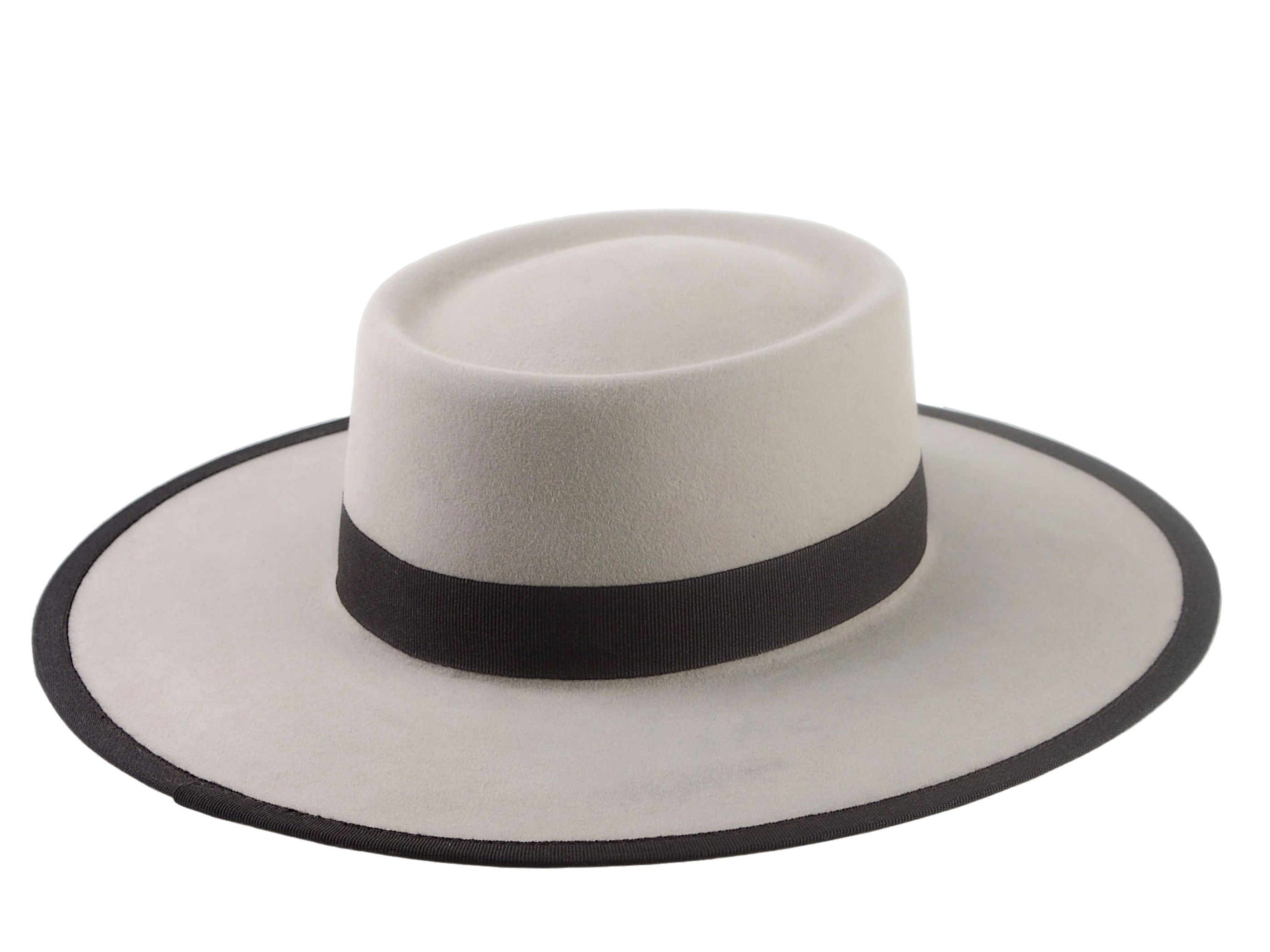 Vaquero Crown Bolero | The BUCKAROO | Custom Handmade Hats Agnoulita Hats 4 | Beige, Rabbit fur felt, Telescope, Western Style