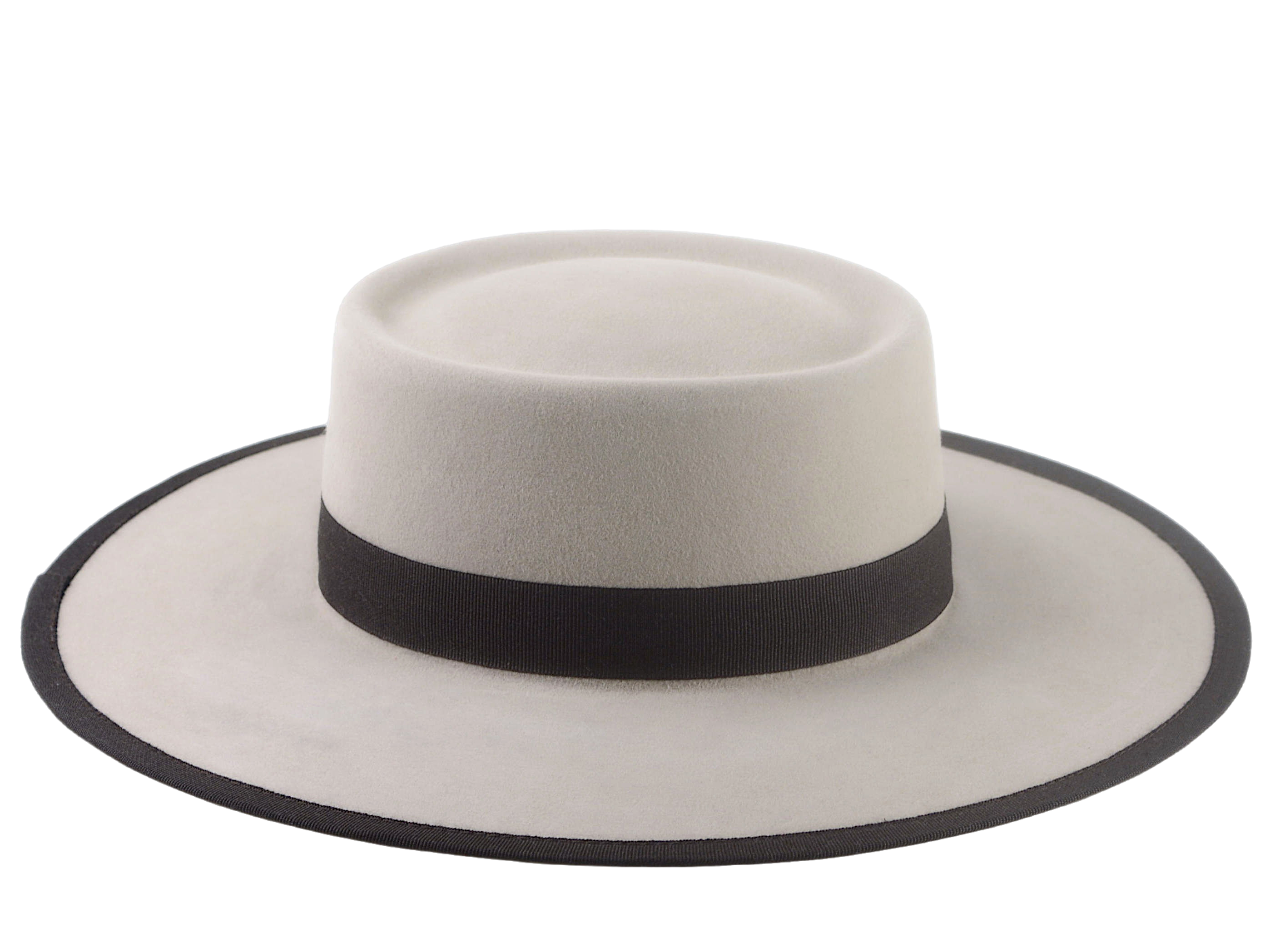 Vaquero Crown Bolero | The BUCKAROO | Custom Handmade Hats Agnoulita Hats 5 | Beige, Rabbit fur felt, Telescope, Western Style