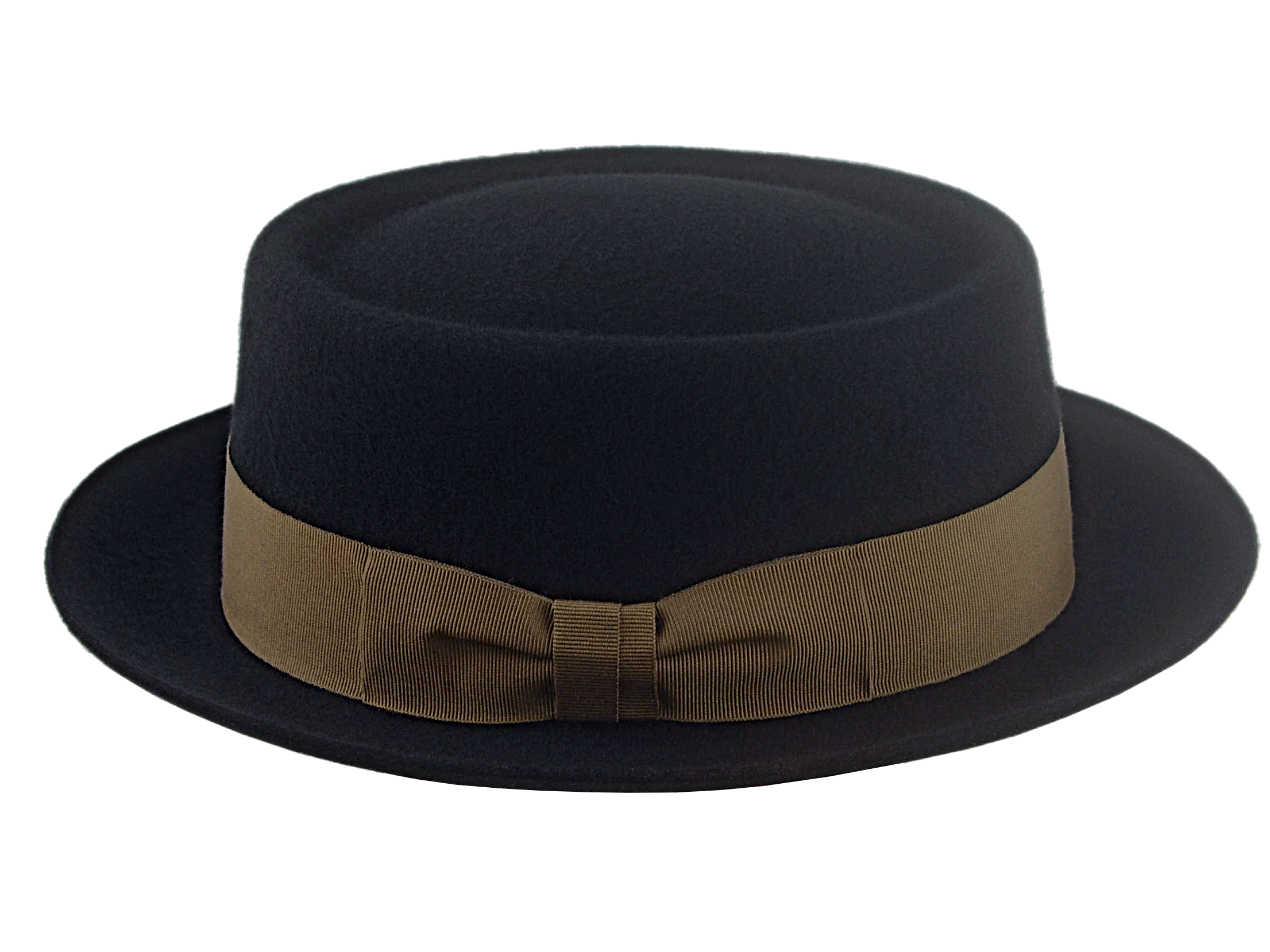 The ANTICO | Agnoulita Custom Handmade Hats Agnoulita Hats 2 | Black, Porkpie, Telescope
