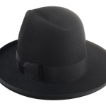 The Williams: Back view, displaying the meticulous craftsmanship of the ribbon binding | Agnoulita Hats