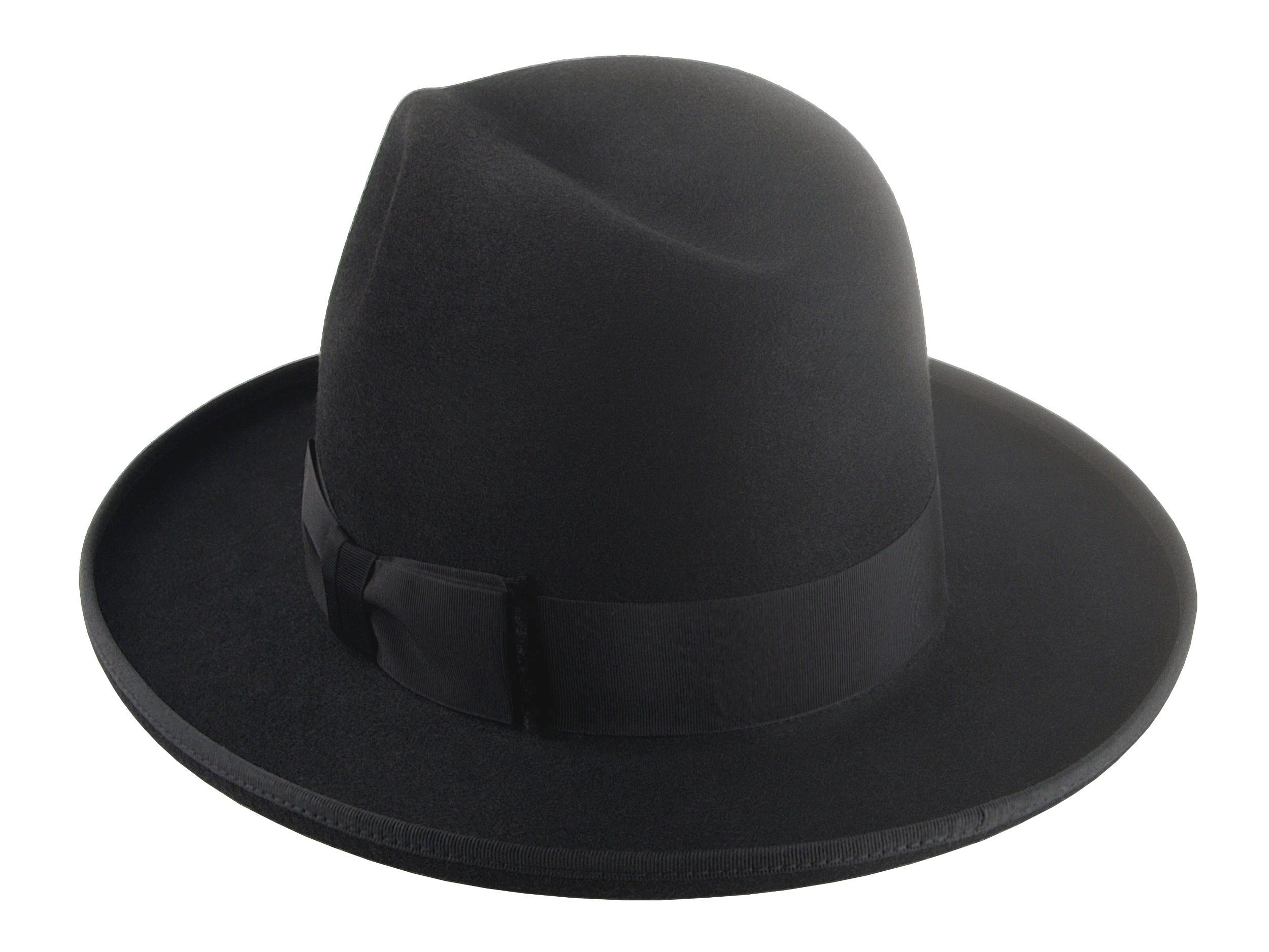 The Williams: Back view, displaying the meticulous craftsmanship of the ribbon binding | Agnoulita Hats