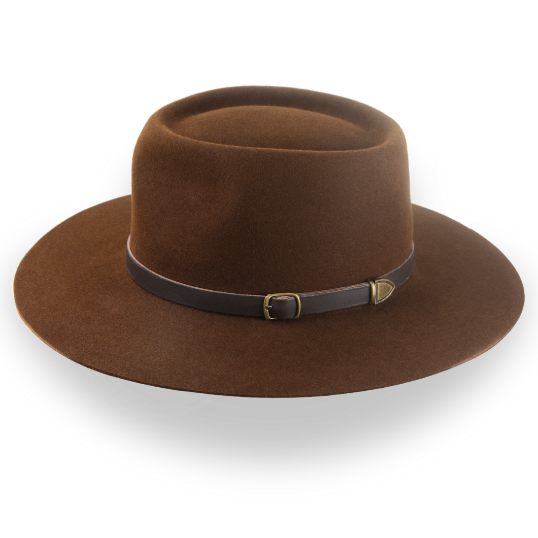 Handcrafted Brown Outback Cowboy Hat | The Centaur - Agnoulita Hats 2 
