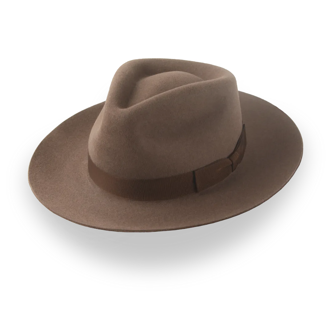 パスファインダー｜黄褐色 広つば中折れ帽 – Agnoulita Hats