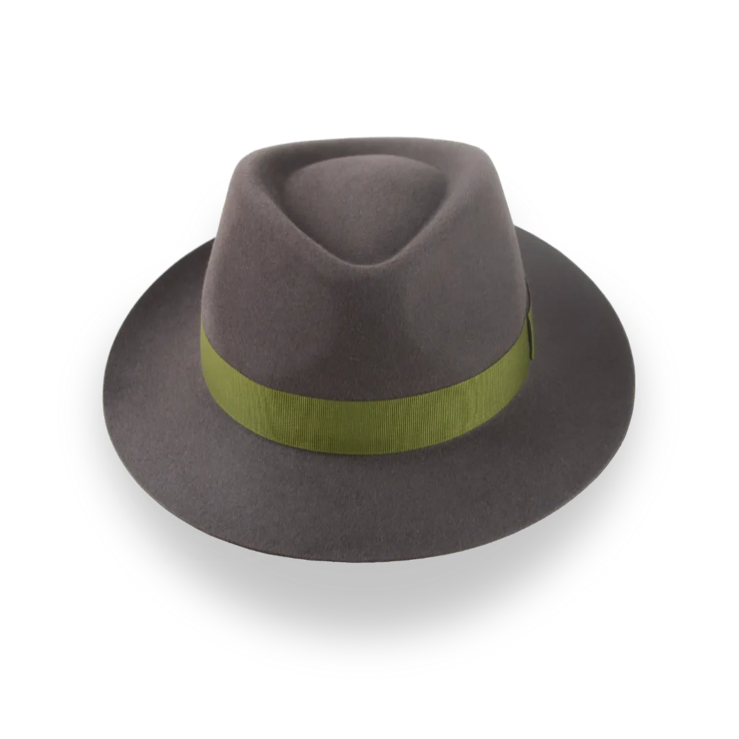 Caribou Grey Casual Fedora for Men | The Cooper - Agnoulita Hats 6 