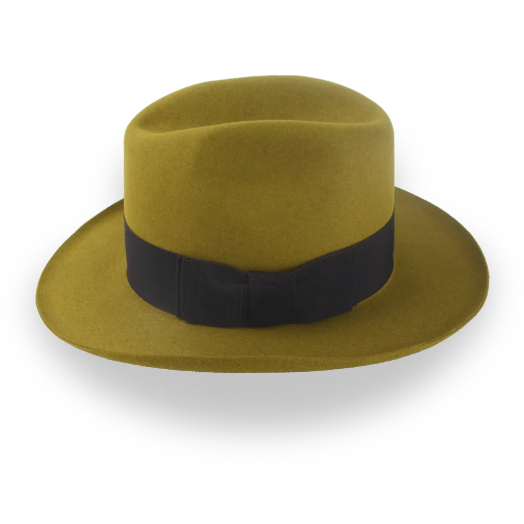 Cattleman Crown Fedora Hat in Premium Beaver Fur Felt | The Erde - Agnoulita Hats 2 