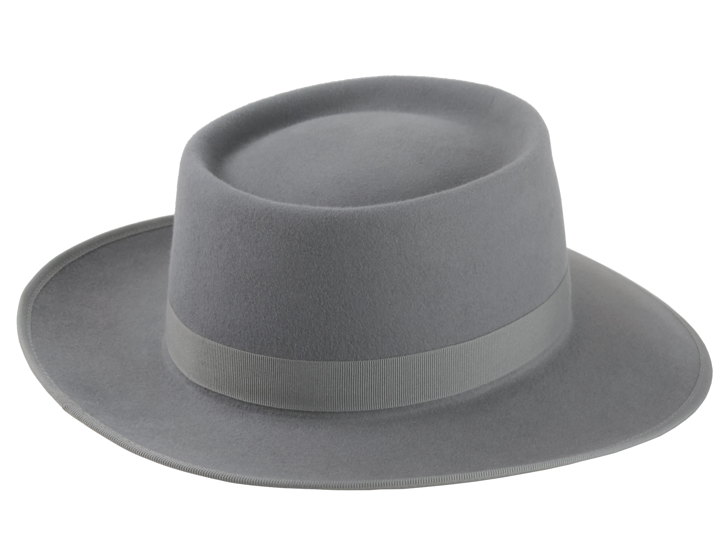 Oppenheimer hat positioned to highlight the smooth surface finish | Agnoulita Hats
