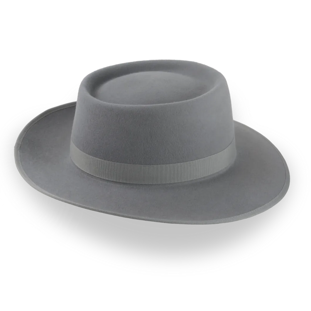 Pork Pie Hat with Wide Brim The Oppenheimer