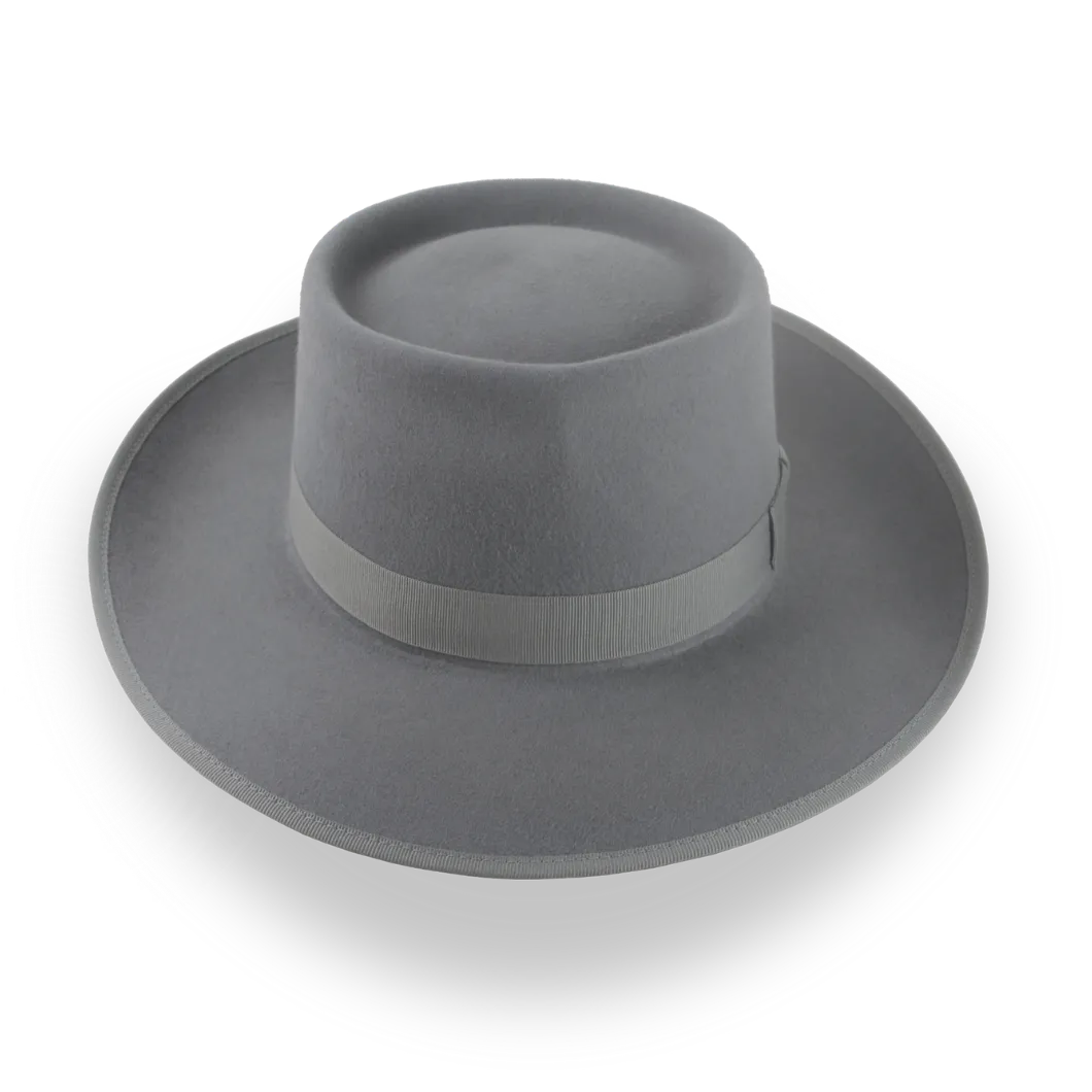 Cinema Inspired Pork Pie Hat with Wide Brim | The Oppenheimer - Agnoulita Hats 6 
