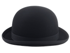 Classic Bowler Hat for Men | The COKE | Custom Handmade Hats Agnoulita Hats 5 | Black, Bowler Hat, Rabbit fur felt, Round Crown