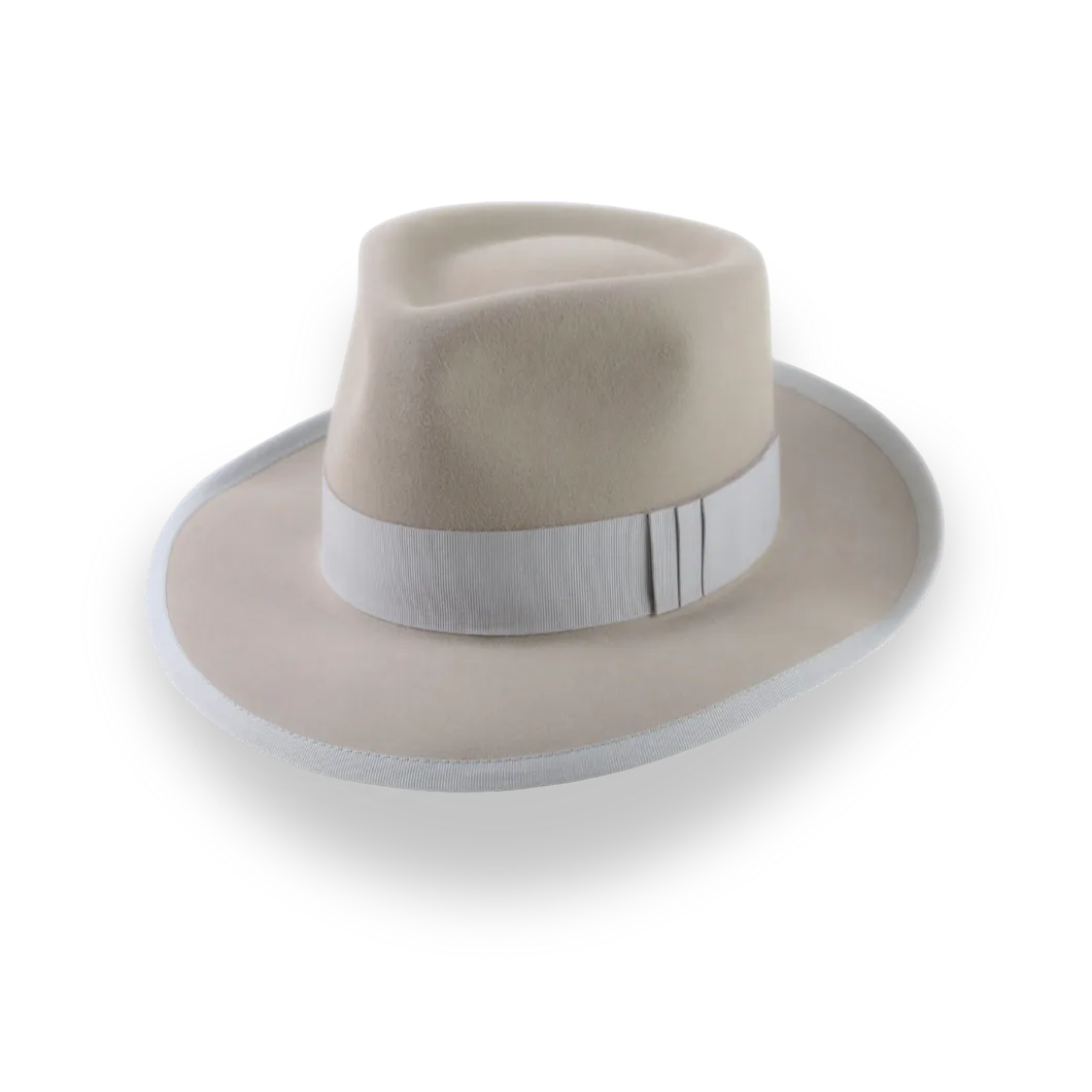 Pandamator｜Castor ベージュ 兎毛 フェルト 中折れ帽 – Agnoulita Hats