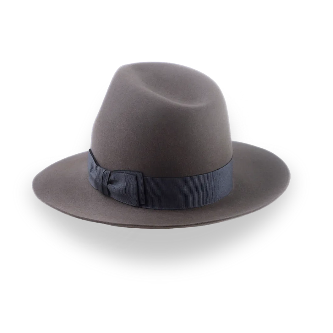 Customizable Indiana Jones Fedora in Caribou Grey | The Pulsar - Agnoulita Hats 3 