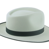 Wide-angle shot of the Equinox fedora, highlighting its colorful aesthetic