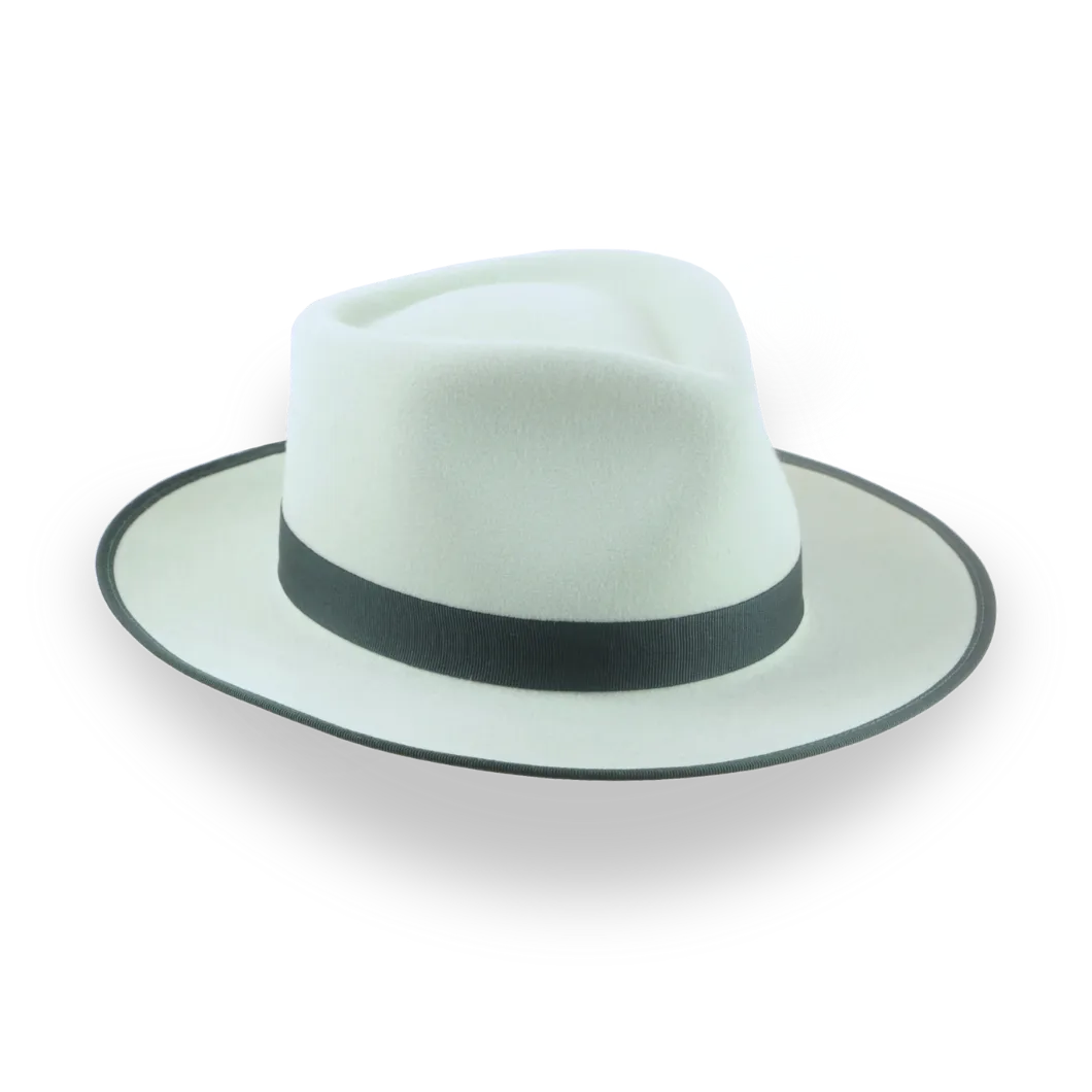 Customizable Mint Green Fedora Hat for Unique Style | The Equinox - Agnoulita Hats 5 