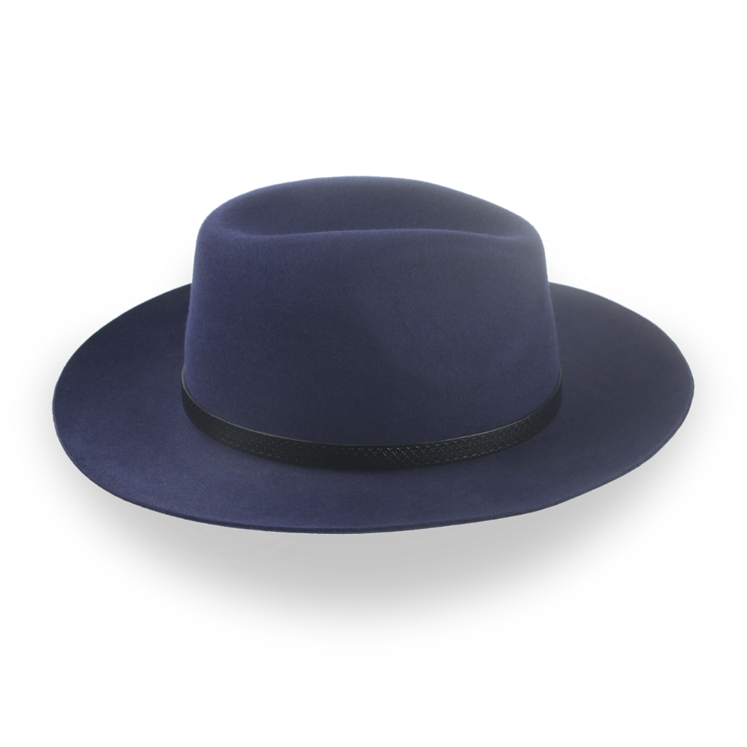 Dark Blue Outback Fedora The Rebel Agnoulita Hats