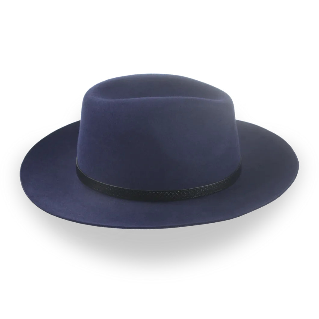 Dark Blue Outback Fedora The Rebel Agnoulita Hats