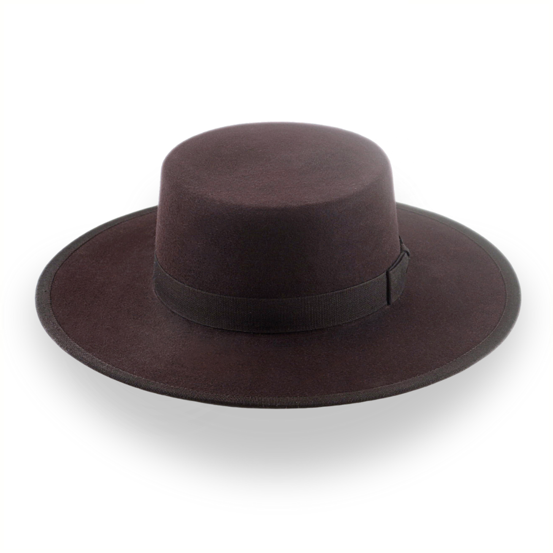 Dark Brown Low Crown Western Bolero Hat The Jacoby