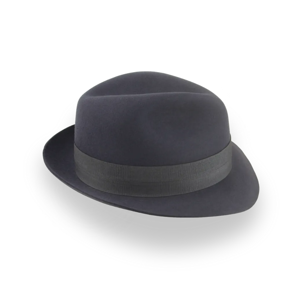 Dark Grey Trilby Hat The Last Looks Agnoulita Hats