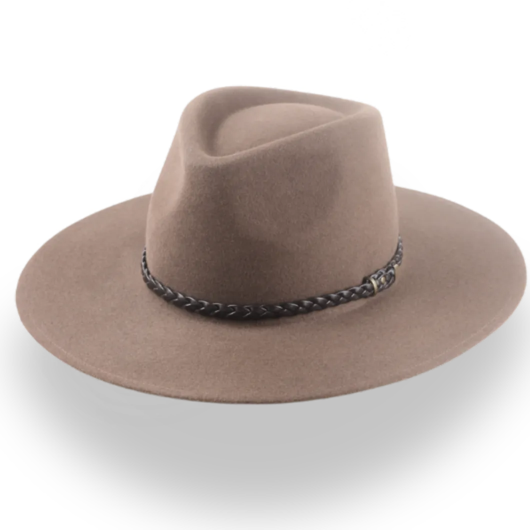Durable Wide Brim Outback Fedora for Adventurers | The Bush - Agnoulita Hats 1 