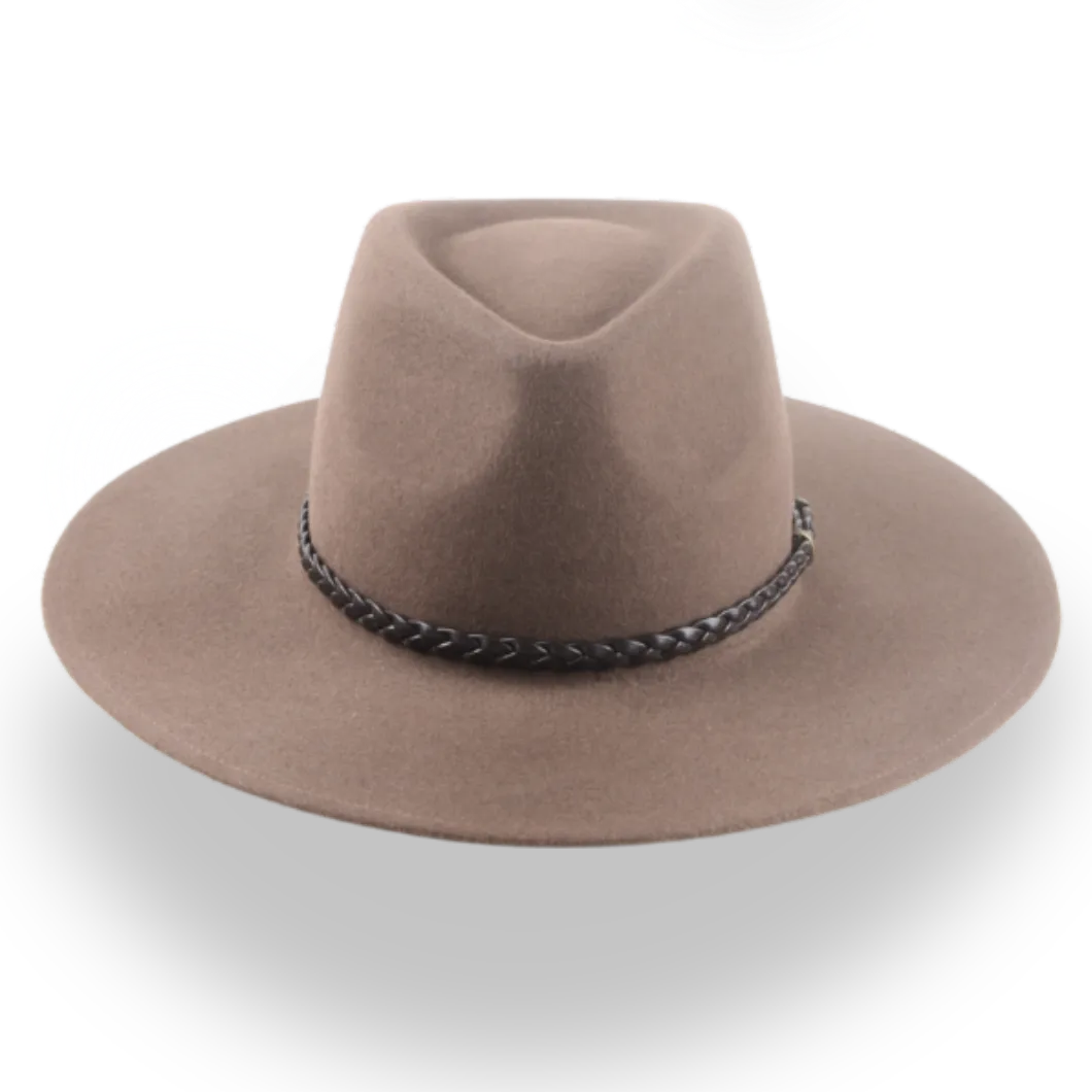 Durable Wide Brim Outback Fedora for Adventurers | The Bush - Agnoulita Hats 6 