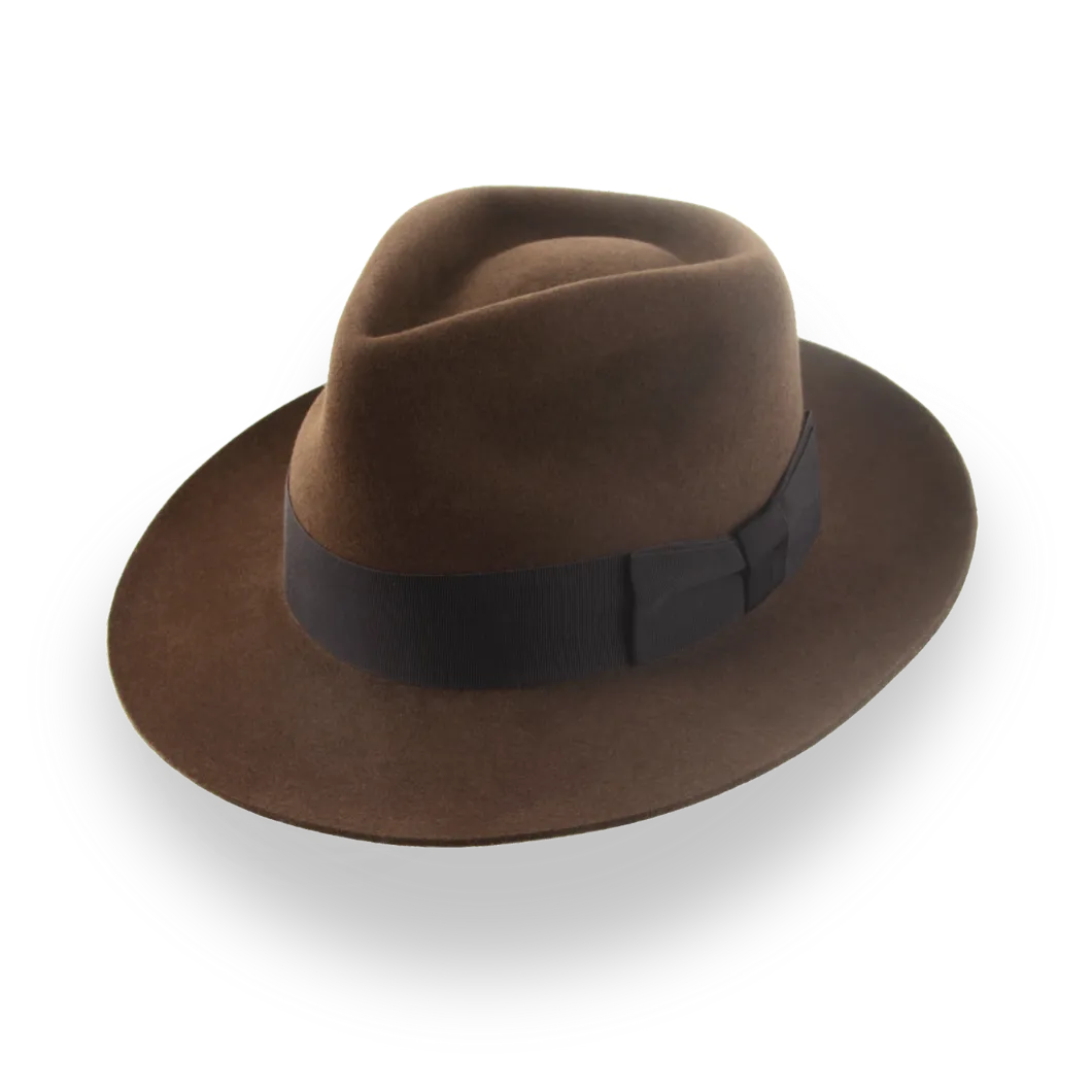 Exclusive Teardrop Crown Fedora for Men | The Capitol - Agnoulita Hats 1 