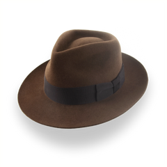 Exklusiver Teardrop Crown Fedora für Männer | The Capitol