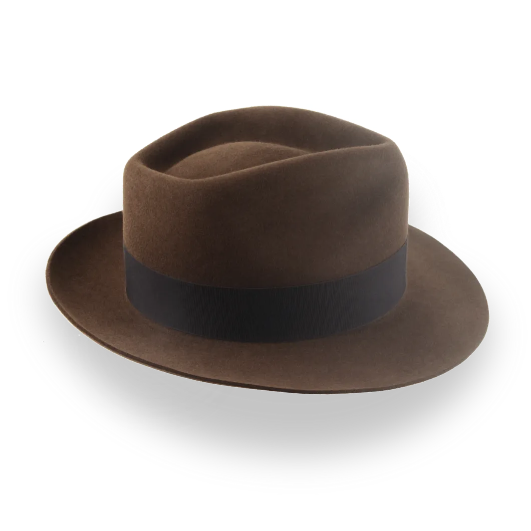 Exclusive Teardrop Crown Fedora for Men | The Capitol - Agnoulita Hats 5 