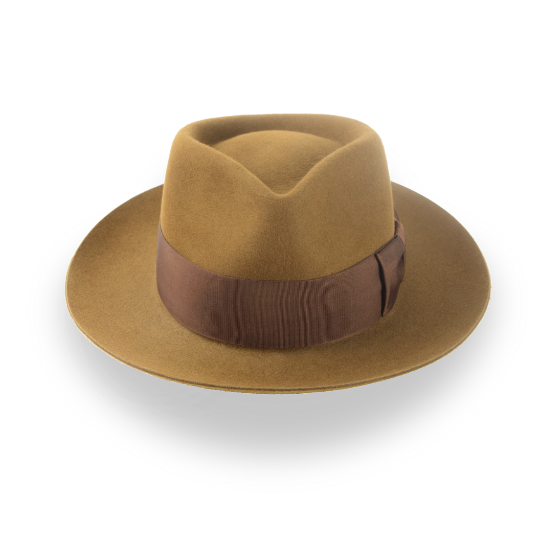 The Shadows | 1940s Fedora Hat in Rabbit Fur – Agnoulita Hats display picture 3