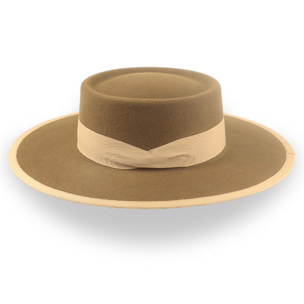 Flat Brim Telescope Cowboy Hat The Baron – Agnoulita Hats