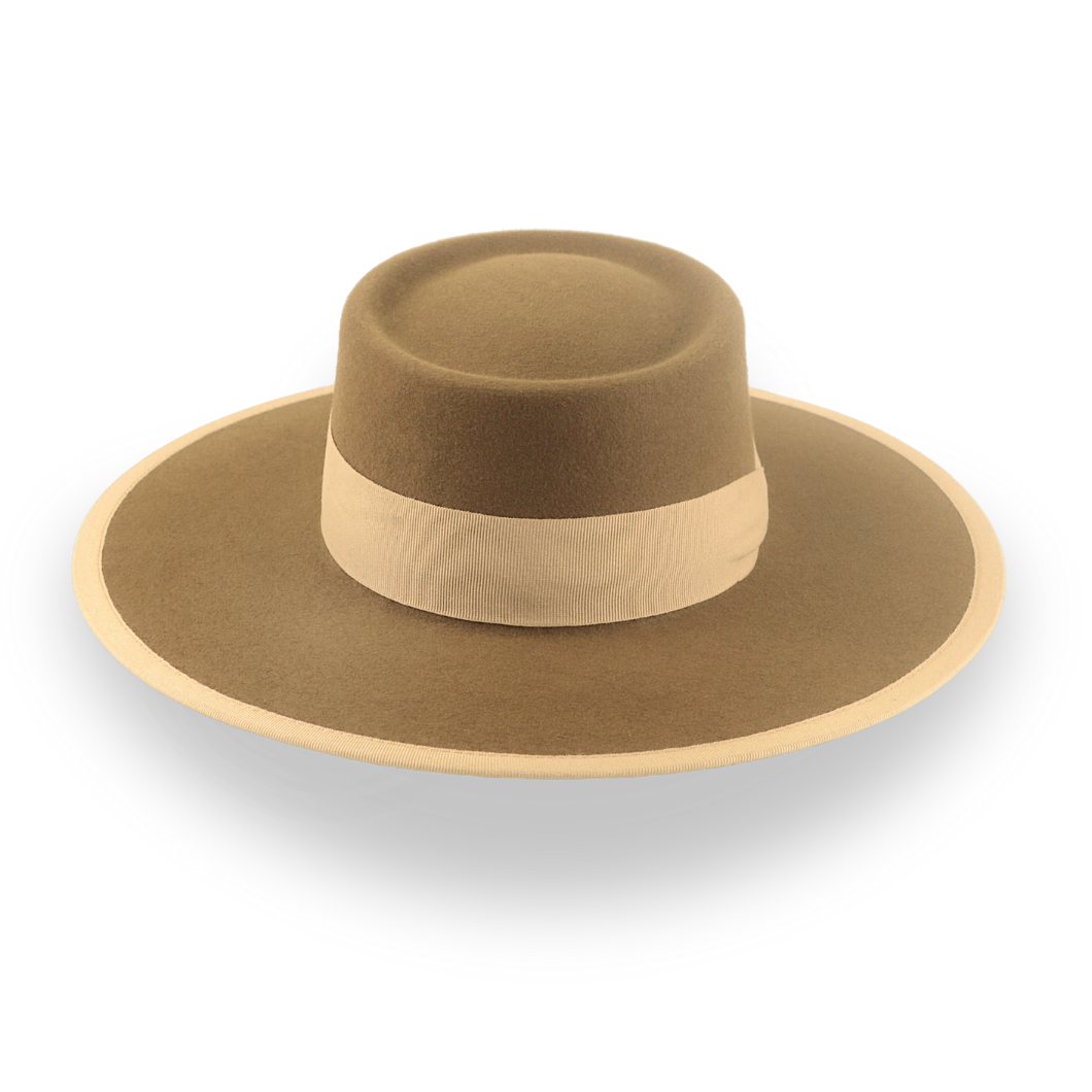 6 inch brim felt cowboy hat on sale