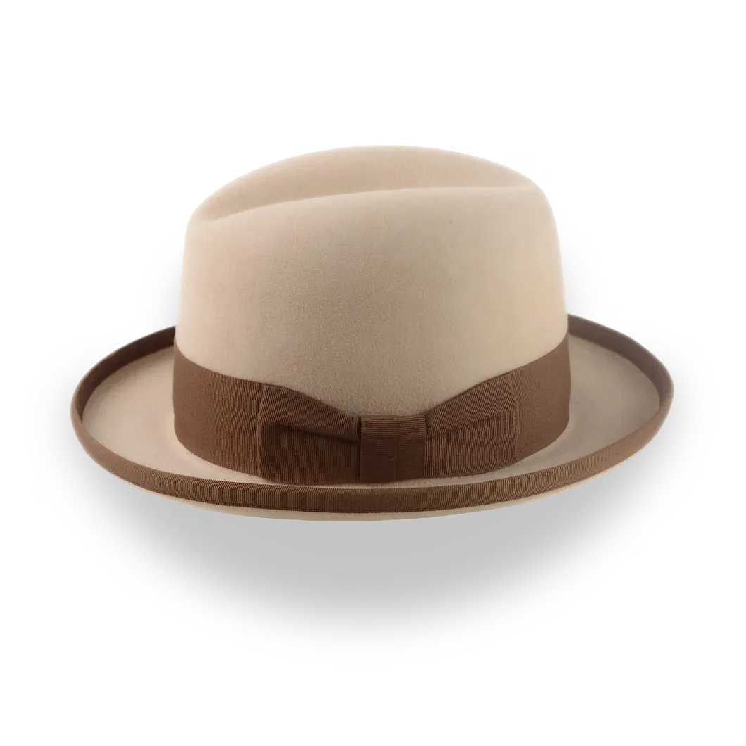 Formal Homburg Hat For Men in Premium Fur Felt | The Pigalle - Agnoulita Hats 2 