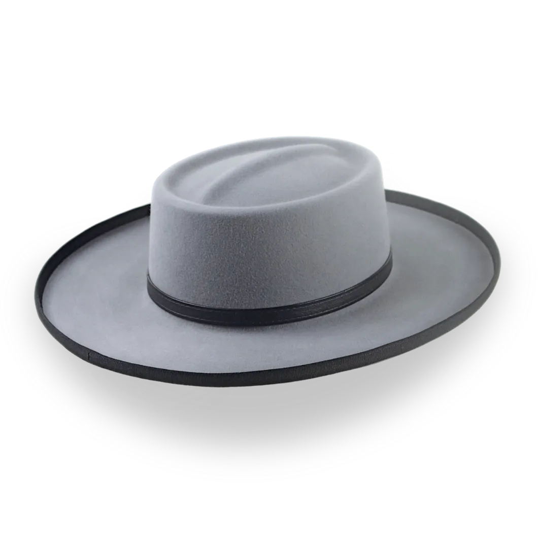 Grey Pencil Roll Gambler Cowboy Hat | The Wild Bill - Agnoulita Hats 4 
