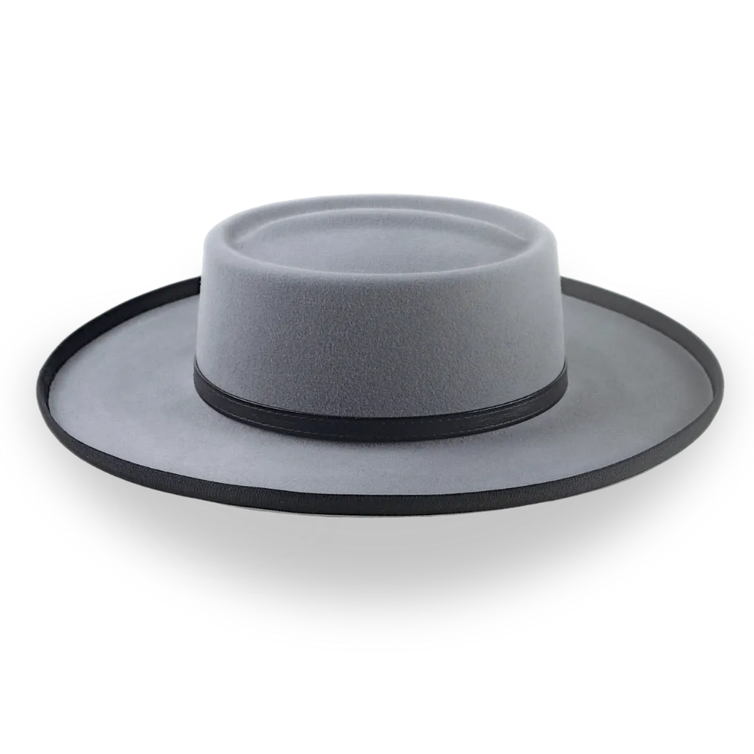 Grey Pencil Roll Gambler Cowboy Hat | The Wild Bill - Agnoulita Hats 5 
