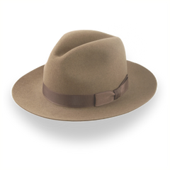 Handgefertigter klassischer Fedora-Hut für Männer | Der Brando