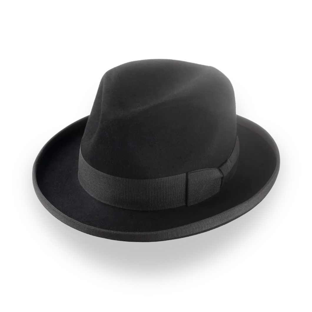 Handcrafted Men's Homburg Hat - The Summit – Agnoulita Hats