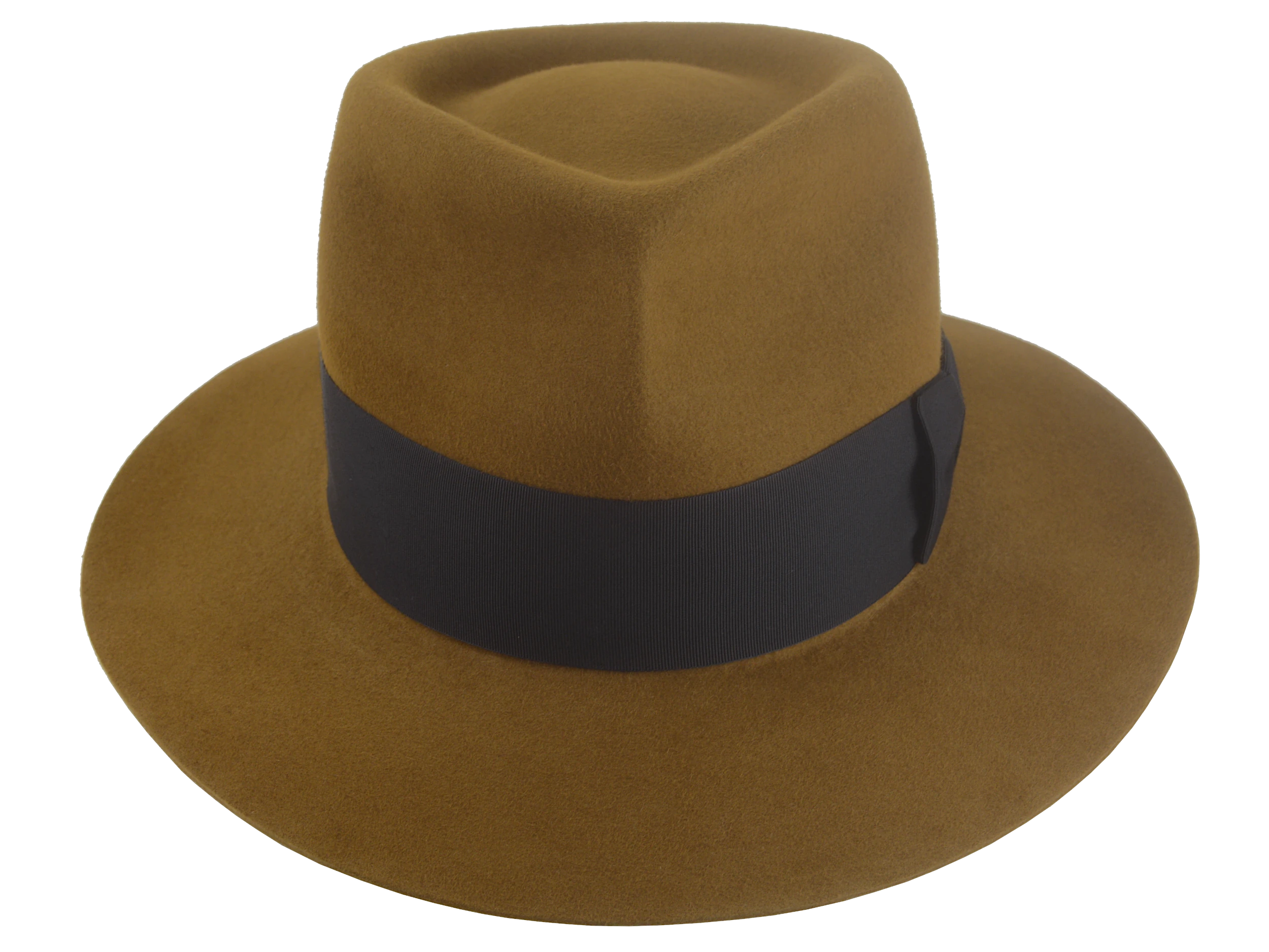 The Falcon: Frontal view showcasing hat's overall design | Agnoulita Hats