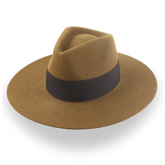 Hellbraun Custom Design Breite Krempe Rancher Fedora Hut | The Prairie
