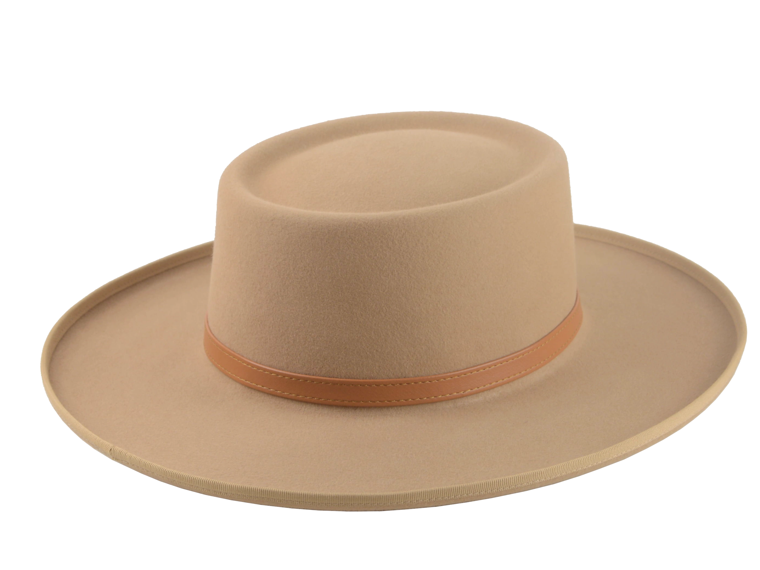 Gambler Hat with Rolled Brim - The Vista | Agnoulita Hats
