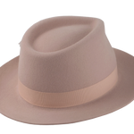 The Clubber: Luxurious rabbit fur felt texture evident on the hat | Agnoulita Hats