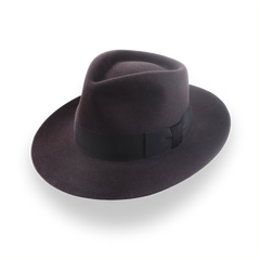 Luxurious Beaver Fur Felt Fedora - Custom Crafted | The Palladin