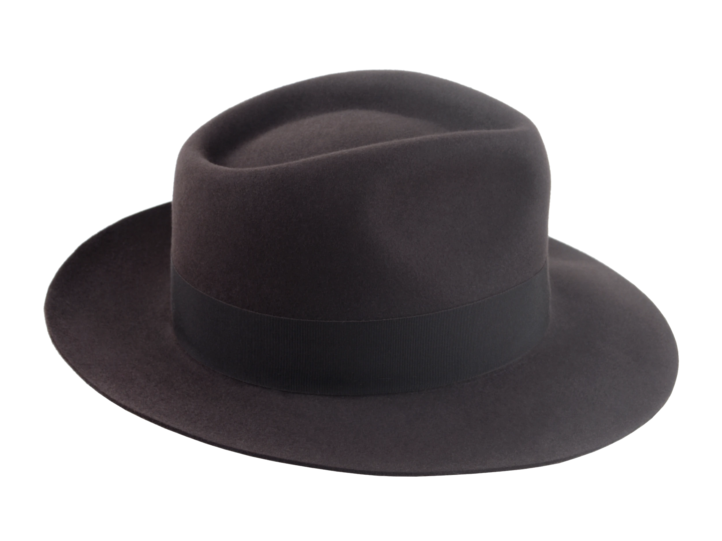 The Palladin: focusing on the 2 3/4" raw-edge fedora snap brim for a timeless style | Agnoulita Hats
