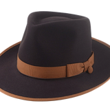 Beaver Fur Felt Fedora for Men | The CAESAR | Custom Handmade Hats Agnoulita Hats 1 | Beaver fur felt, Chocolate Brown, Custom Beaver Fedora, Teardrop