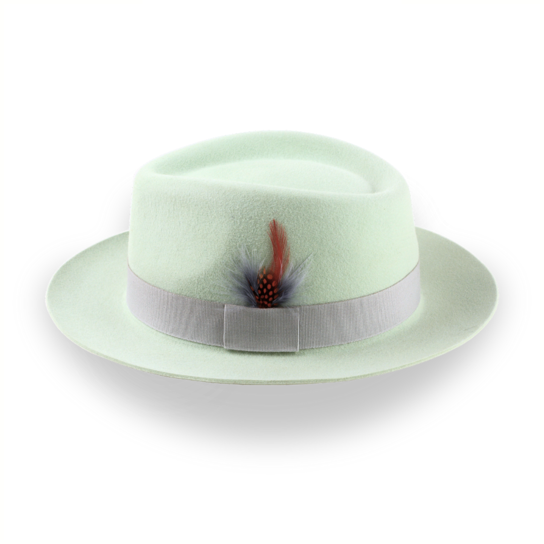 Stylish Mint Green Fedora Hat The Clubber Agnoulita Hats