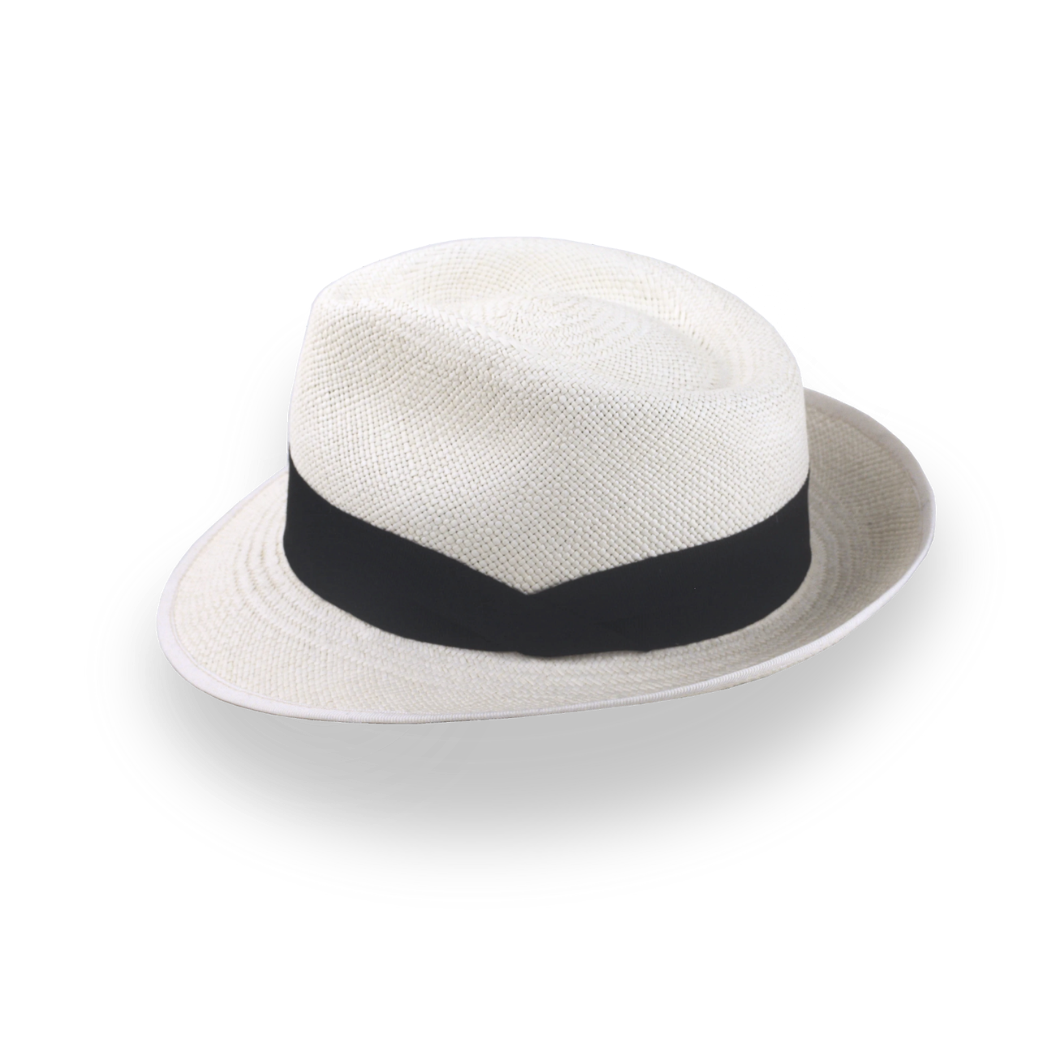 Off-White Trilby Panama Fedora Hat in Toquilla Straw | The Viento - Agnoulita Hats 2 