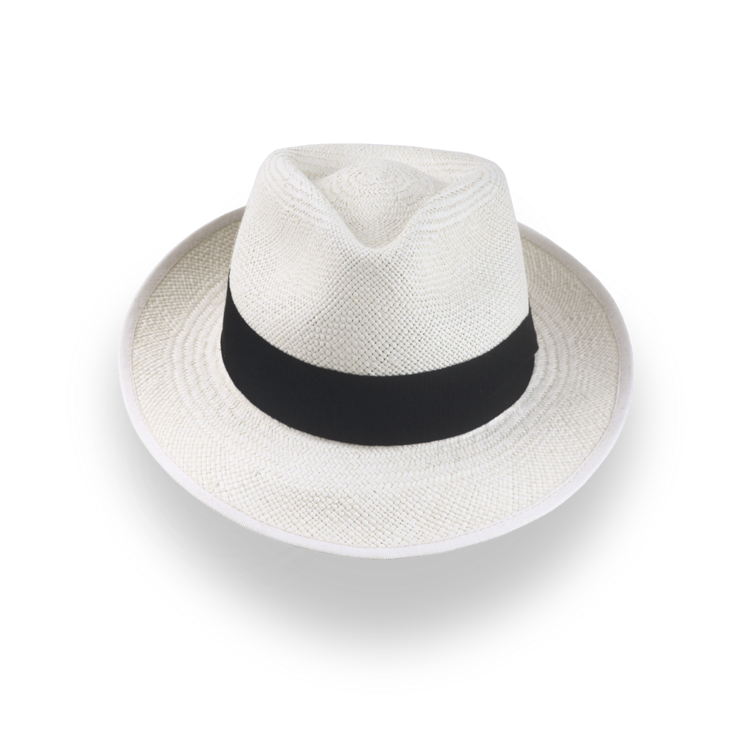 Off-White Trilby Panama Fedora Hat in Toquilla Straw | The Viento - Agnoulita Hats 6 