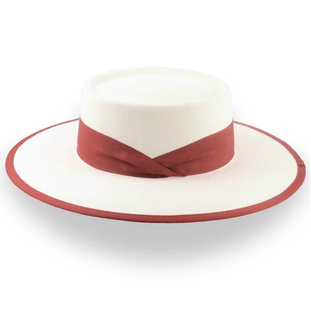 Luxury Off-White Vaquero Cowboy Hat in Durable Fur Felt | The Baron - Agnoulita Hats 2 