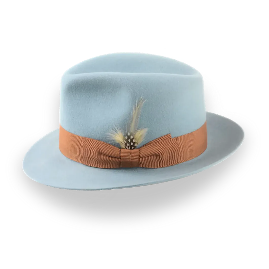 Sky Blue Trilby Hat The Phoenix Agnoulita Hats