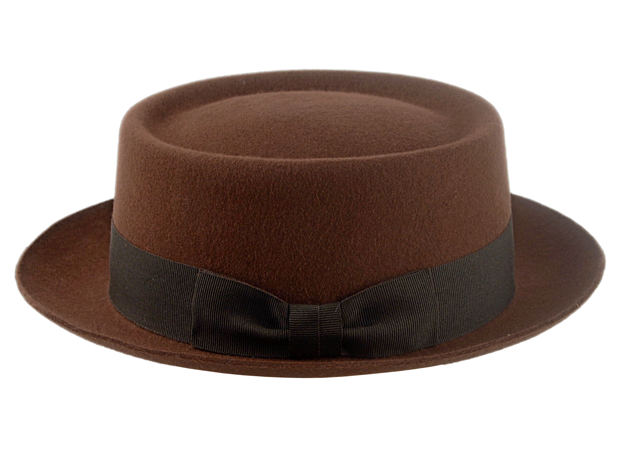 Wool Felt Pork Pie | The ANTICO | Create Your Custom Hat Agnoulita Hats 2 | Brown, Porkpie, Telescope