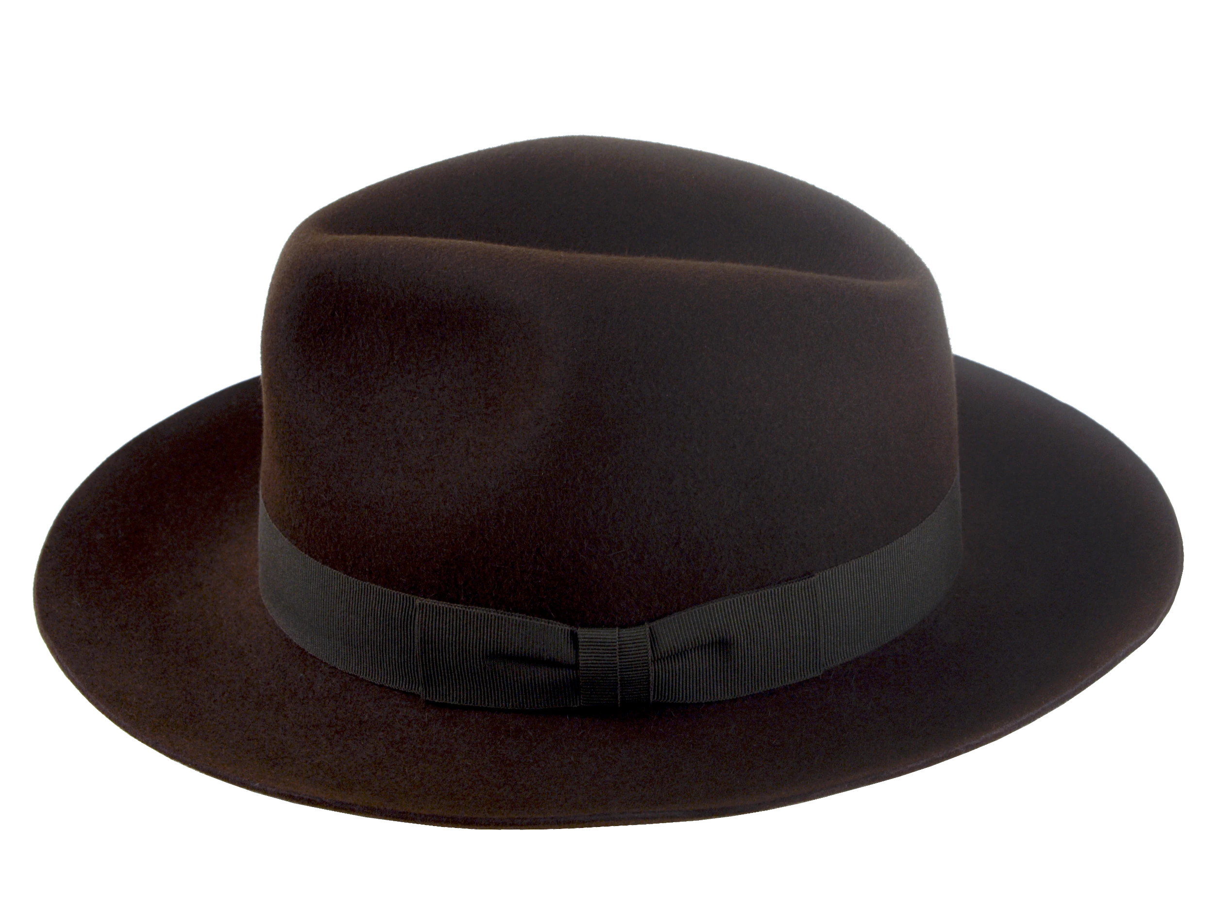 The Ariston: Close-up of the 1 1/4" grosgrain ribbon hatband | Agnoulita Hats