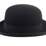 Derby Bowler Hat For Men | The ASCOT | Best Place To Get Custom Hats Agnoulita Hats 5 | Black, Bowler Hat, Rabbit fur felt, Round Crown