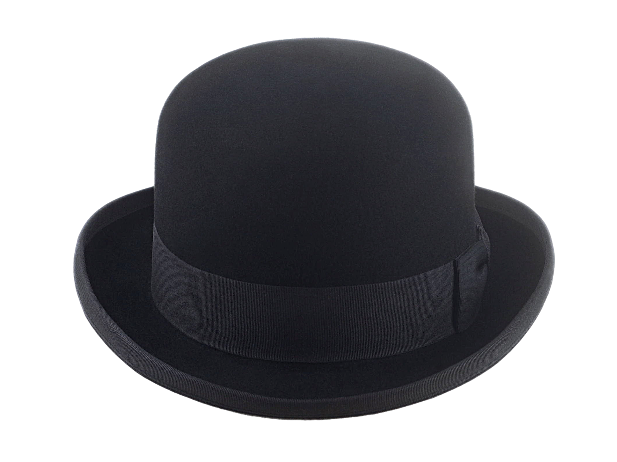 Derby Bowler Hat For Men | The ASCOT | Best Place To Get Custom Hats Agnoulita Hats 6 | Black, Bowler Hat, Rabbit fur felt, Round Crown